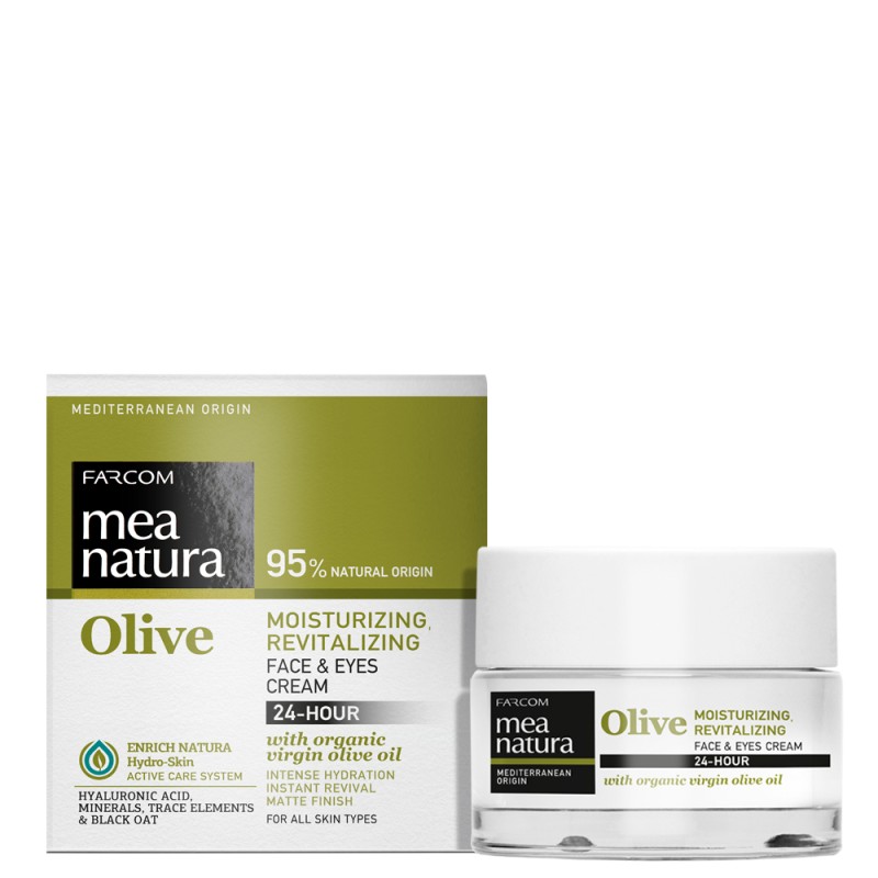 Mea Natura Olive 24-hour Face & Eyes Cream